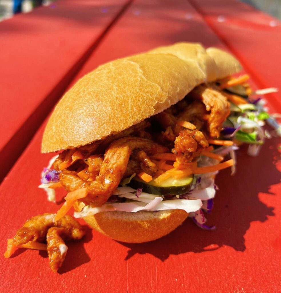 BBQ CHICKEN Sandwich at Buds Salt Lake City Image from Instagram