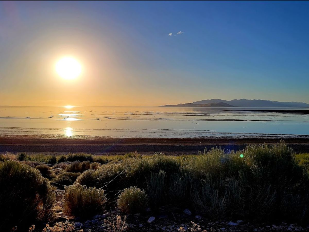 Sunset from Antelope Island State Park image by Hanchuan Peng