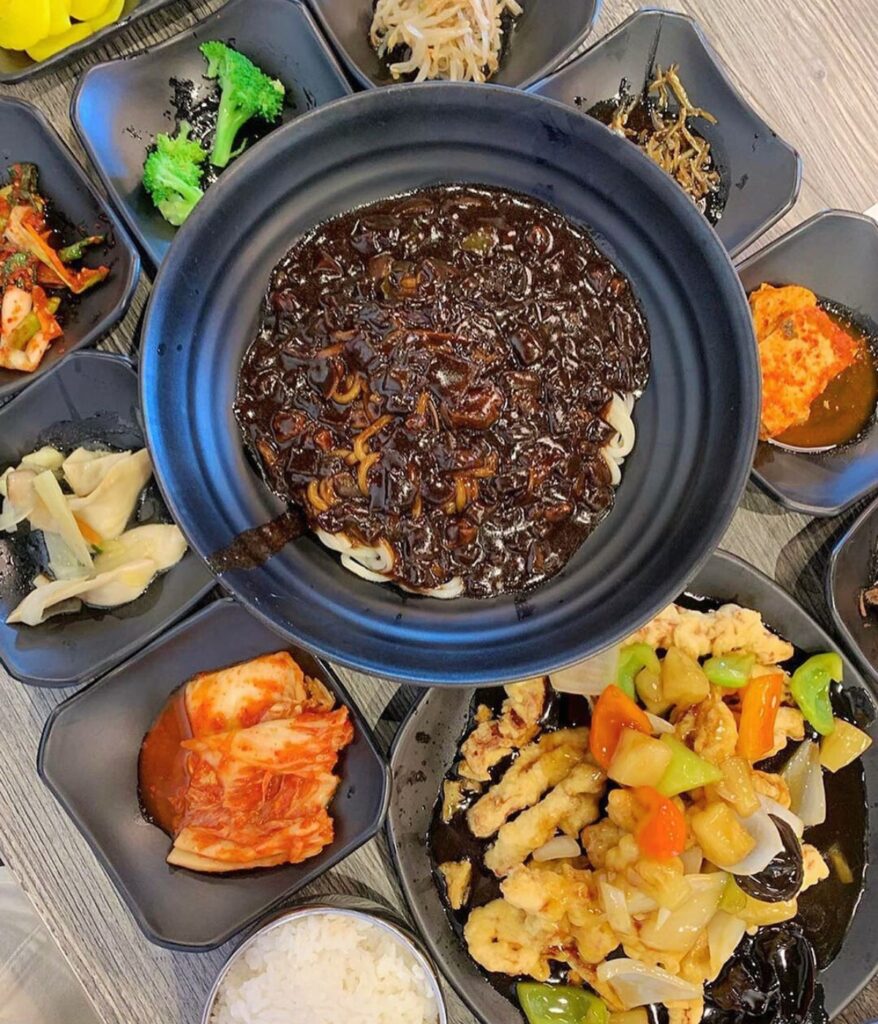 Black bean noodles at Baek Ri Hyang In Salt Lake City, UT Image from Instagram