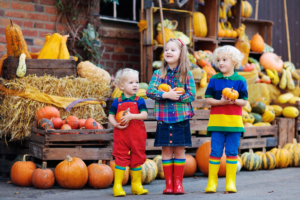 Kids having fun at Pumpkin Patche in Salt Lake City image by FamVeld from Getty Images